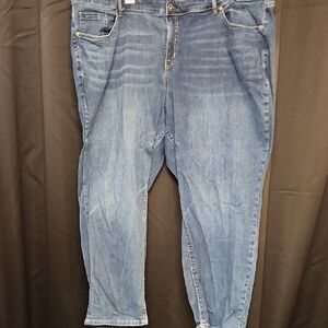 Torrid Dark Blue Denim Jeans Size 28WS Short